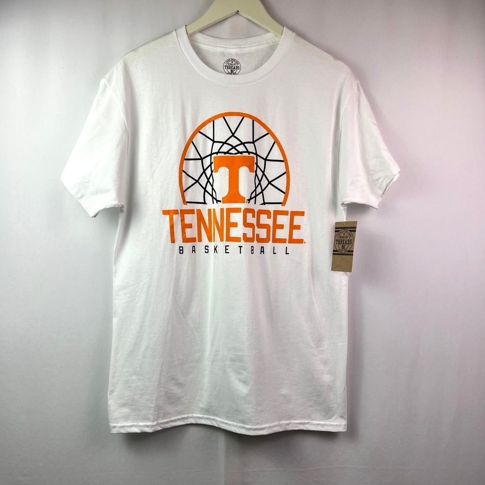 Rivalry Threads Tennessee Volunteers Basketball T-Shirt White Mens Small NWT